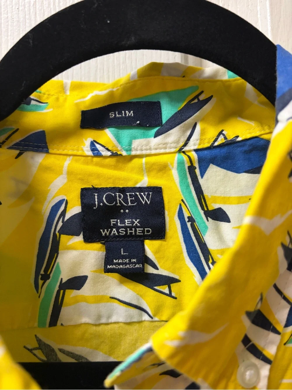 J. Crew bold yellow